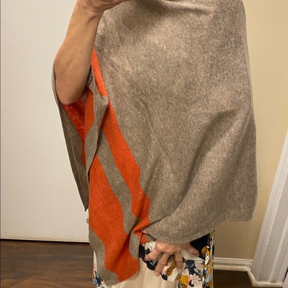 Celeste Cashmere Mix Striped Shawl - Picture 3 of 4